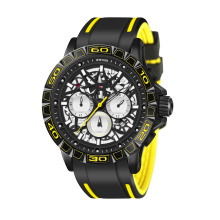 Outdoor Mens Quartz Watch Luminous Chronograph Silicon Watches Army Sports